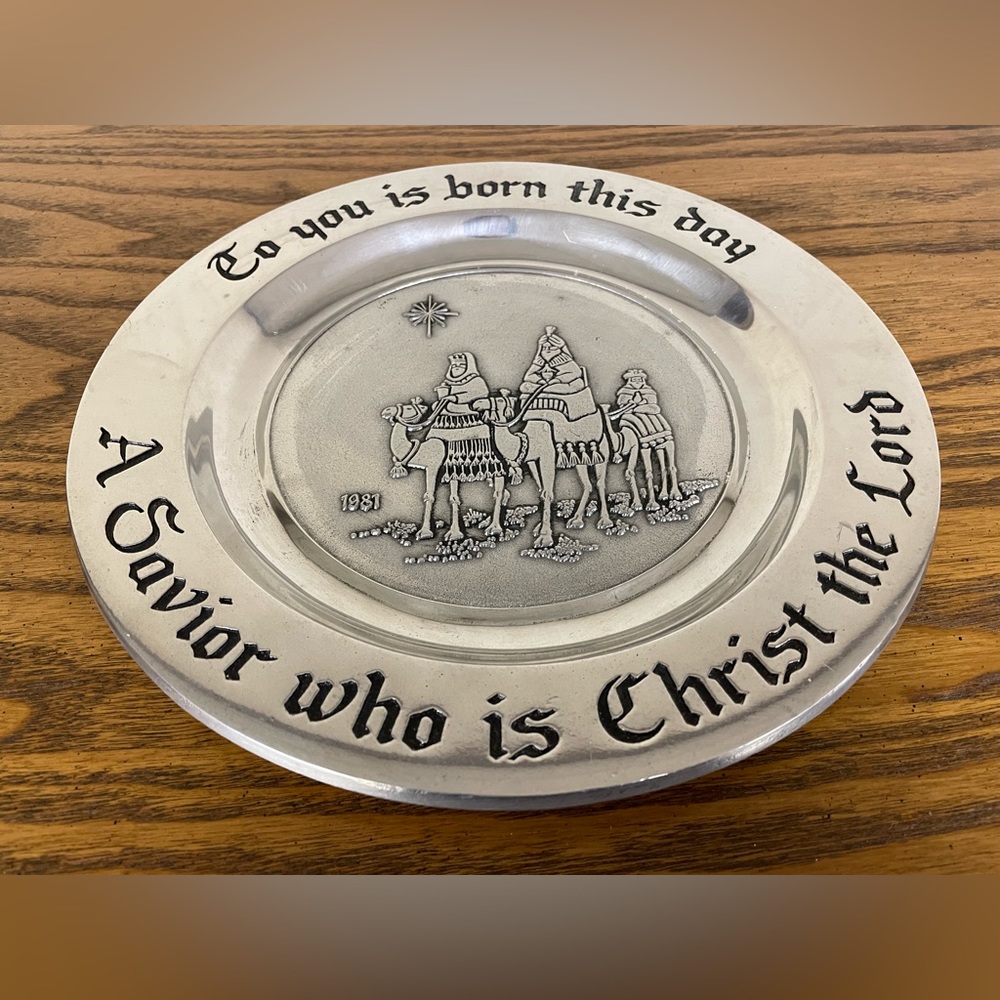 Wilton Armatale 1981 Christmas Plate